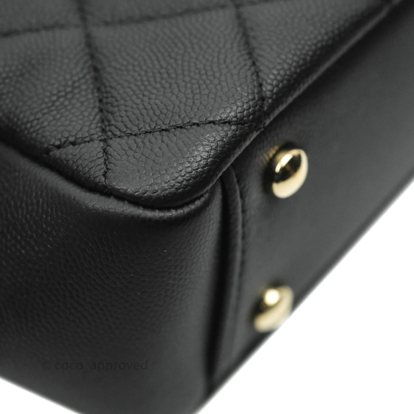 Chanel Quilted Medium Business Affinity Flap Black Caviar Gold Hardware