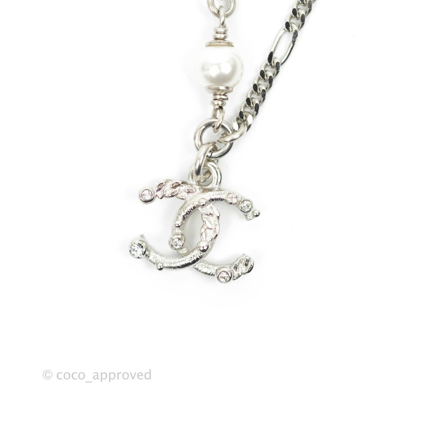 Chanel CC Pearl Crystal Bracelet 21A