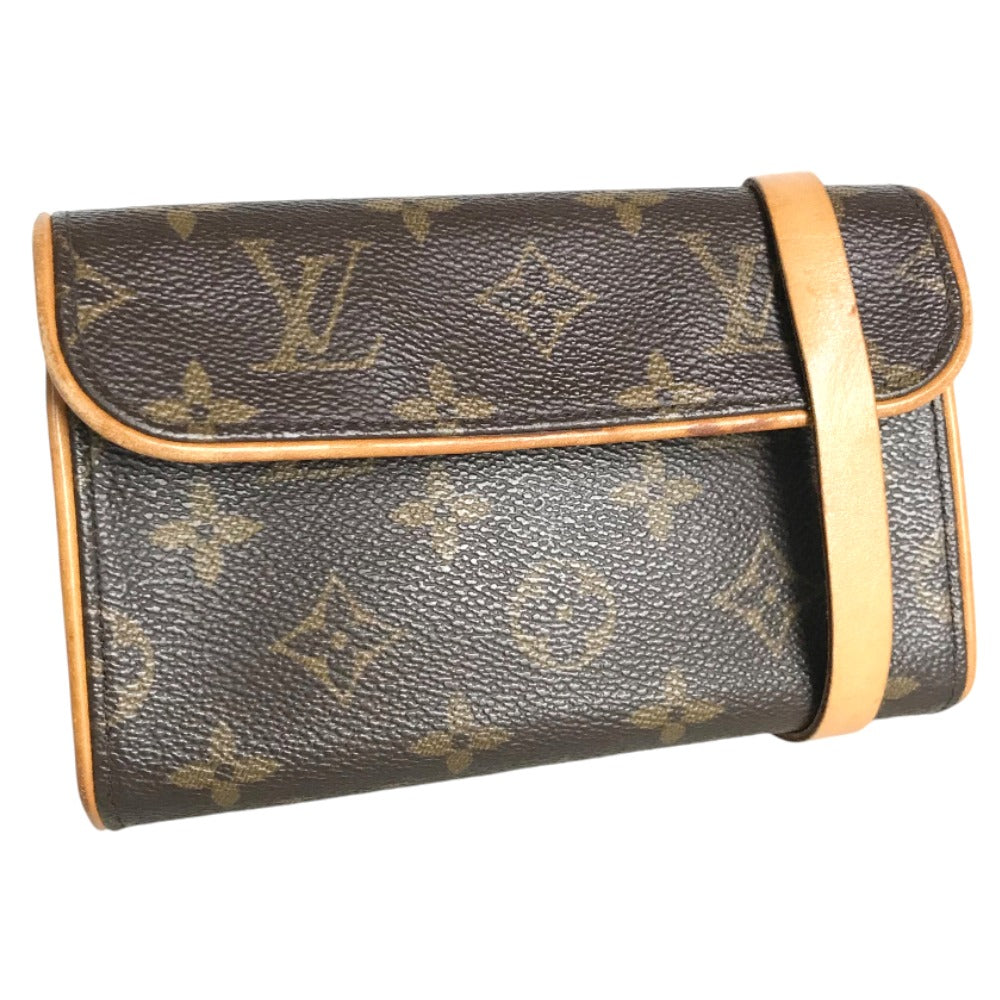 LOUIS VUITTON Waist bag M51855 Monogram canvas Brown Cross body Pochette Florentine