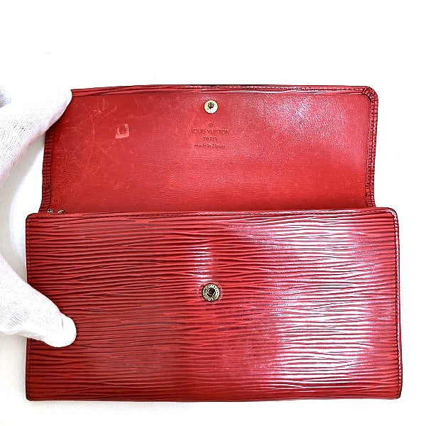 Louis Vuitton Epi Leather Pochette Long Wallet M6357E