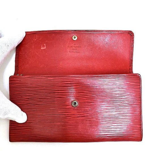 Louis Vuitton Epi Leather Pochette Long Wallet M6357E