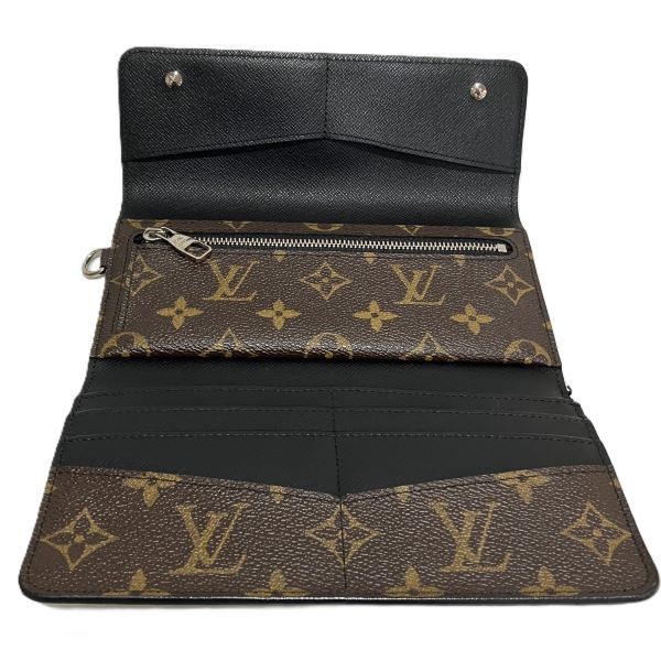 Louis Vuitton Monogram Macassar Long Wallet M60168