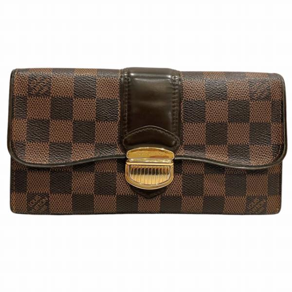 Louis Vuitton Damier Sistina Long Wallet N61747