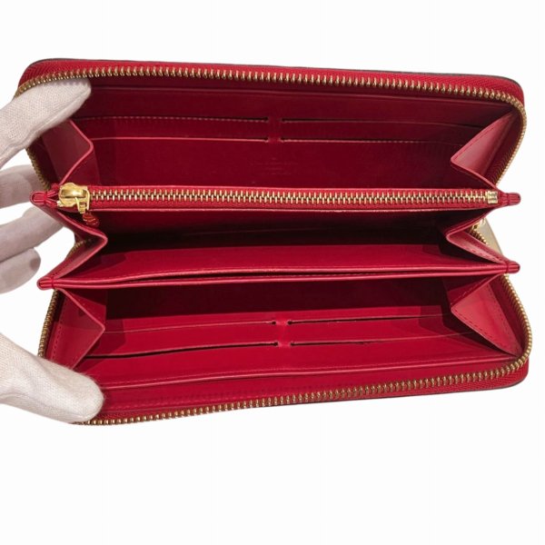 Louis Vuitton Vernis Leather Zippy Wallet M90123