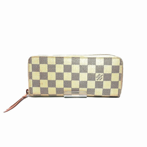 Louis Vuitton Damier Azur Canvas Clemence Long Wallet N61264