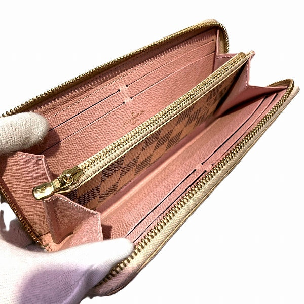 Louis Vuitton Damier Azur Canvas Clemence Long Wallet N61264