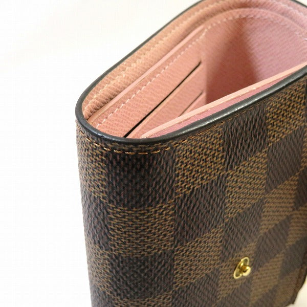 Louis Vuitton Damier Ebene Canvas Victorine Wallet N61700