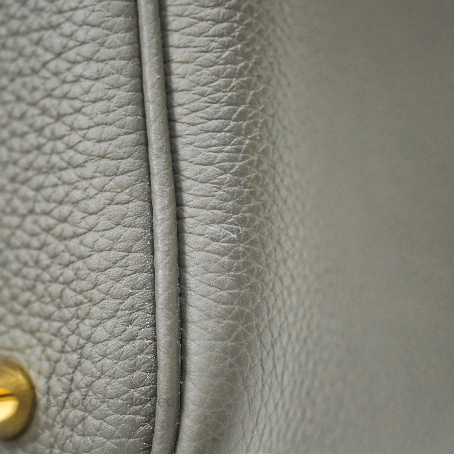 Hermès Picotin 22 Graphite Taurillon Maurice Gold Hardware