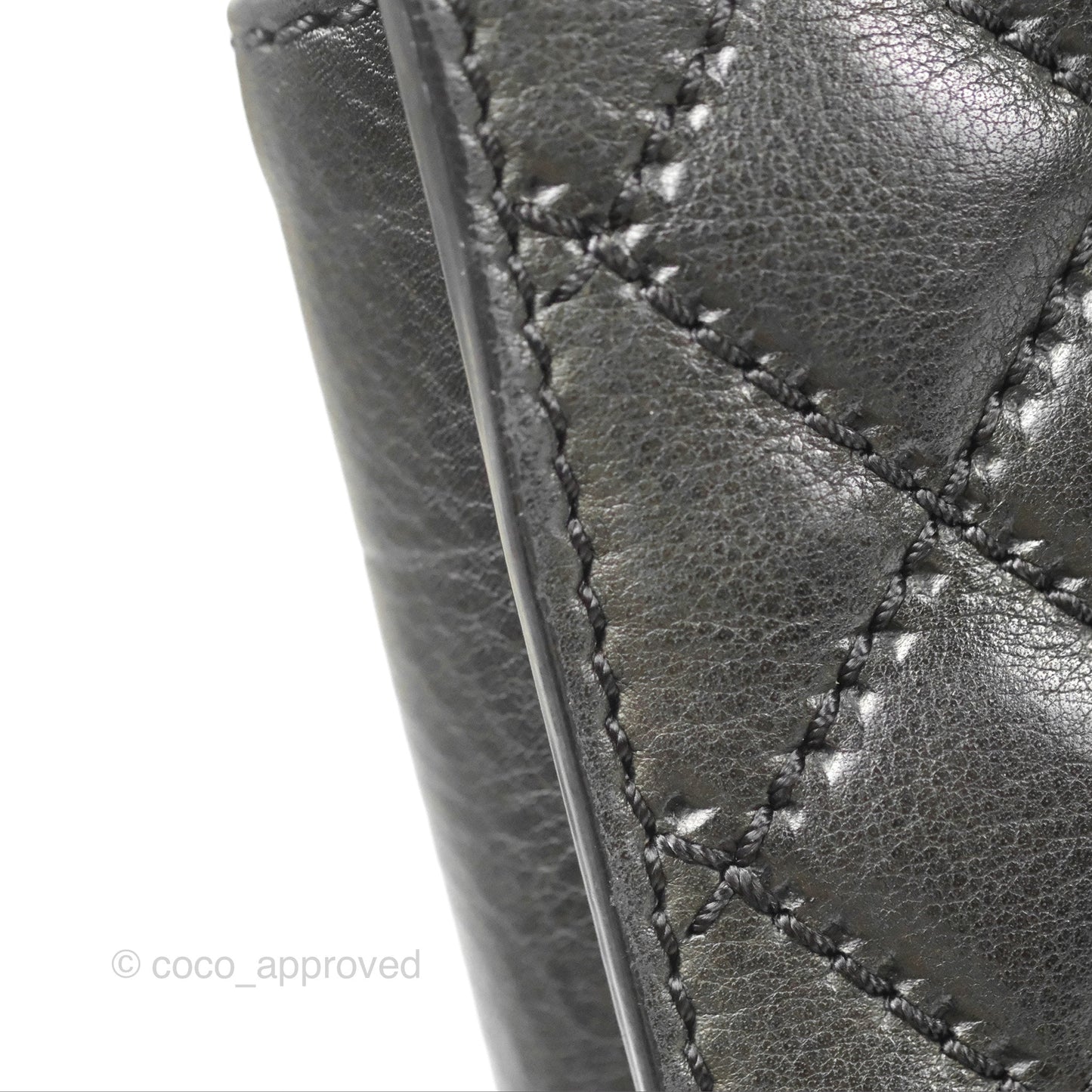Chanel Flap Bag Quilted Black Soft Calfskin Ruthenium Hardware