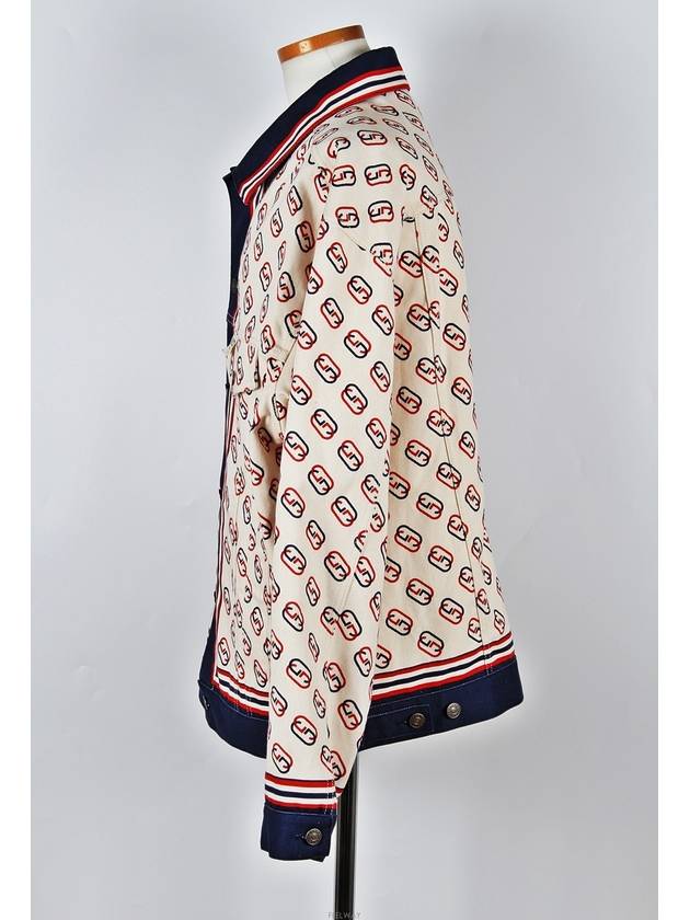 Luxury Gucci Trending 2025 Logo Print Cotton Twill Jacket 52