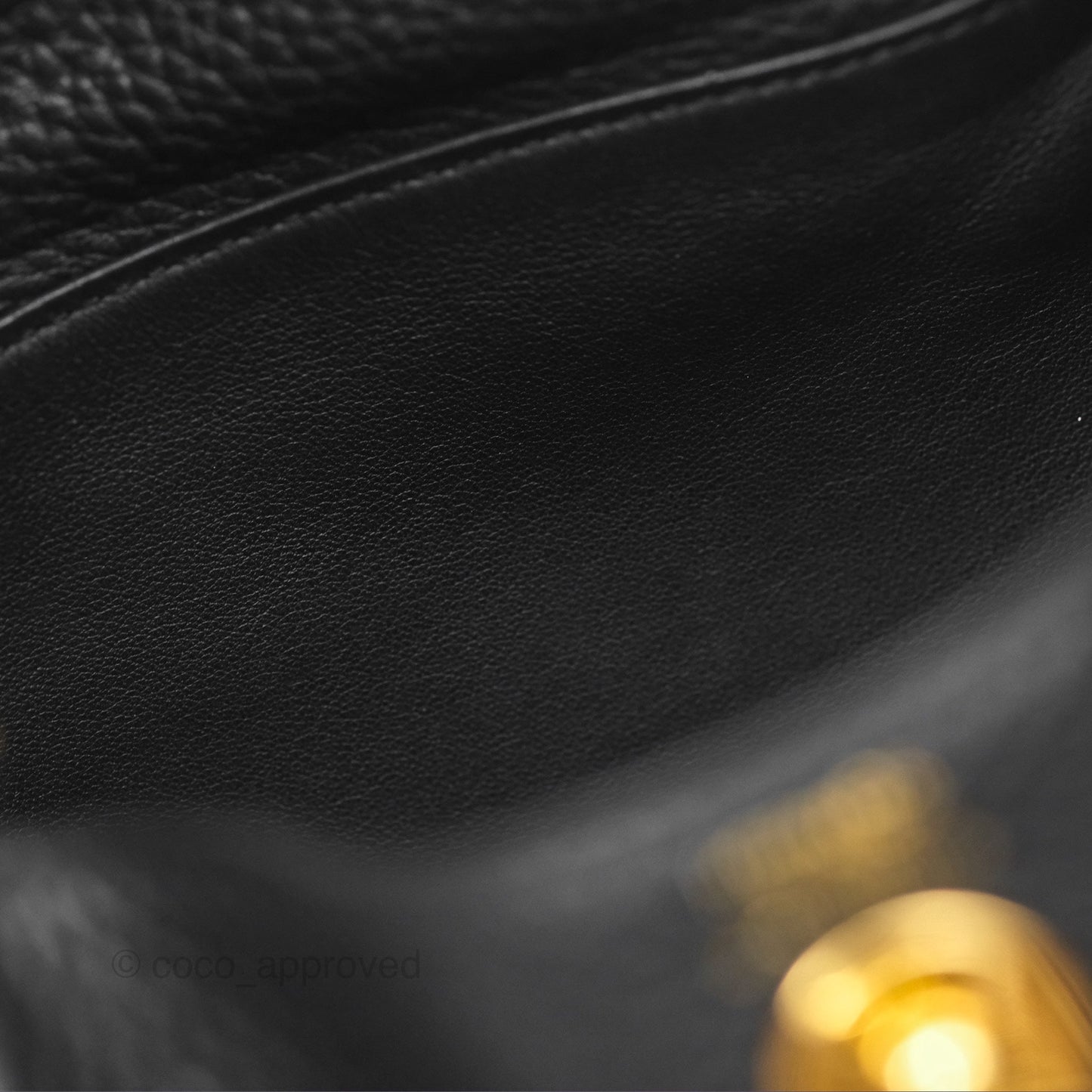 Hermès Mini Lindy 20 Noir 89 Clemence Gold Hardware