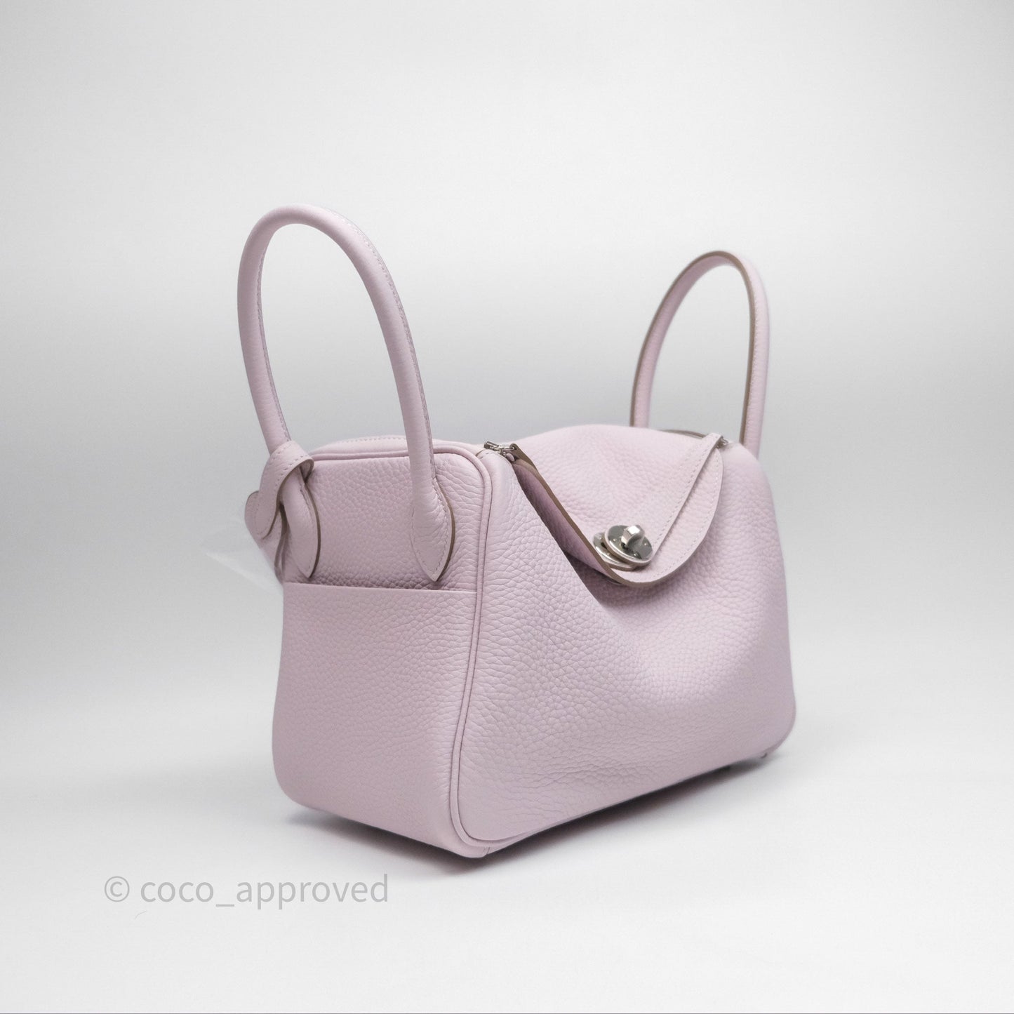 Hermès Lindy 26 Mauve Pale 09 Clemence Palladium Hardware