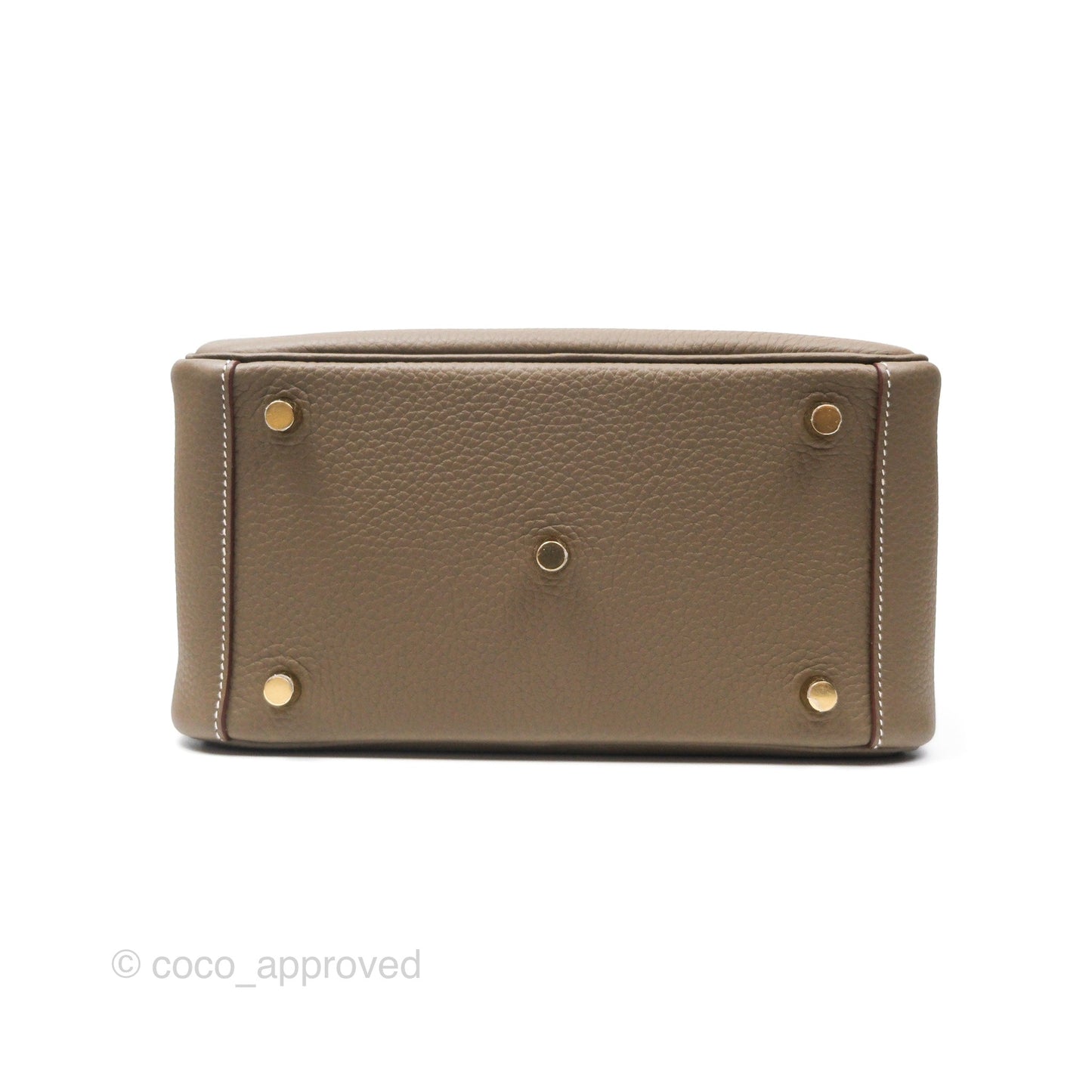 Hermès Lindy 26 Etoupe Clemence Gold Hardware