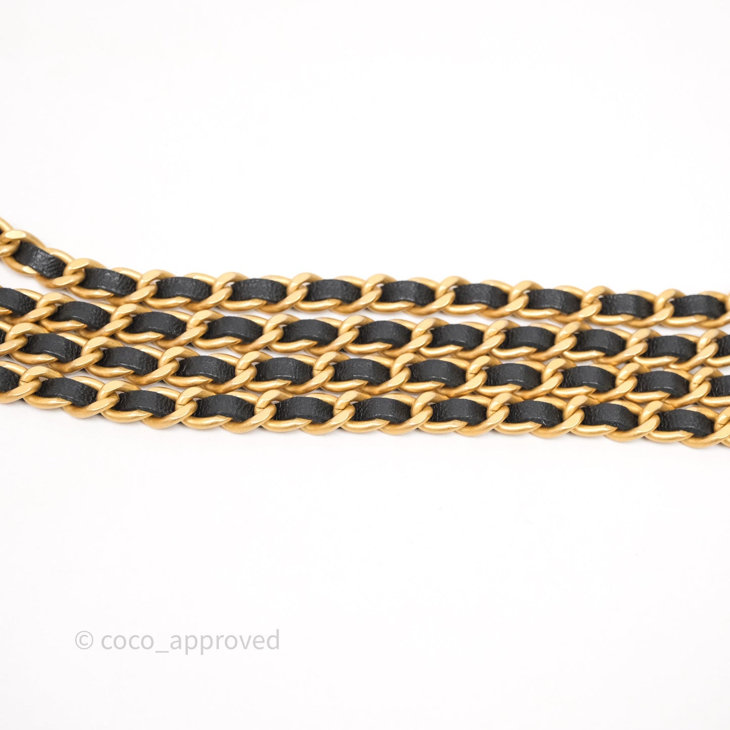 Chanel Top Handle Wallet On Chain WOC Black Lambskin Gold Hardware