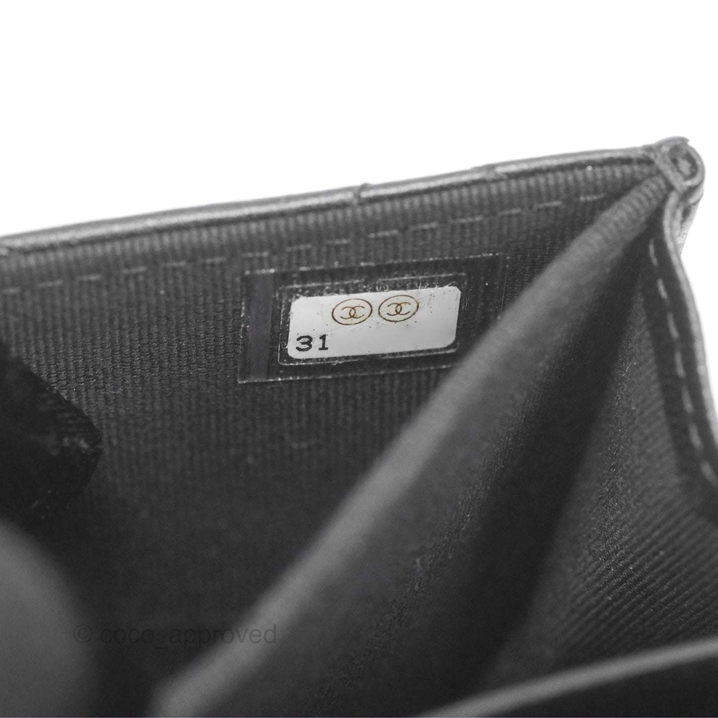 Chanel Mini Clutch With Pearl Chain Black Lambskin Gold Hardware