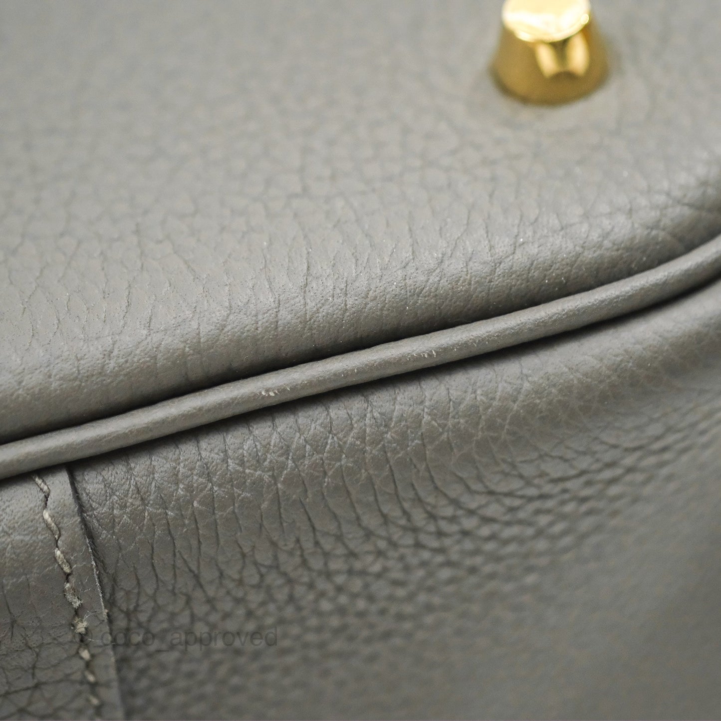 Hermès Picotin 22 Graphite Taurillon Maurice Gold Hardware