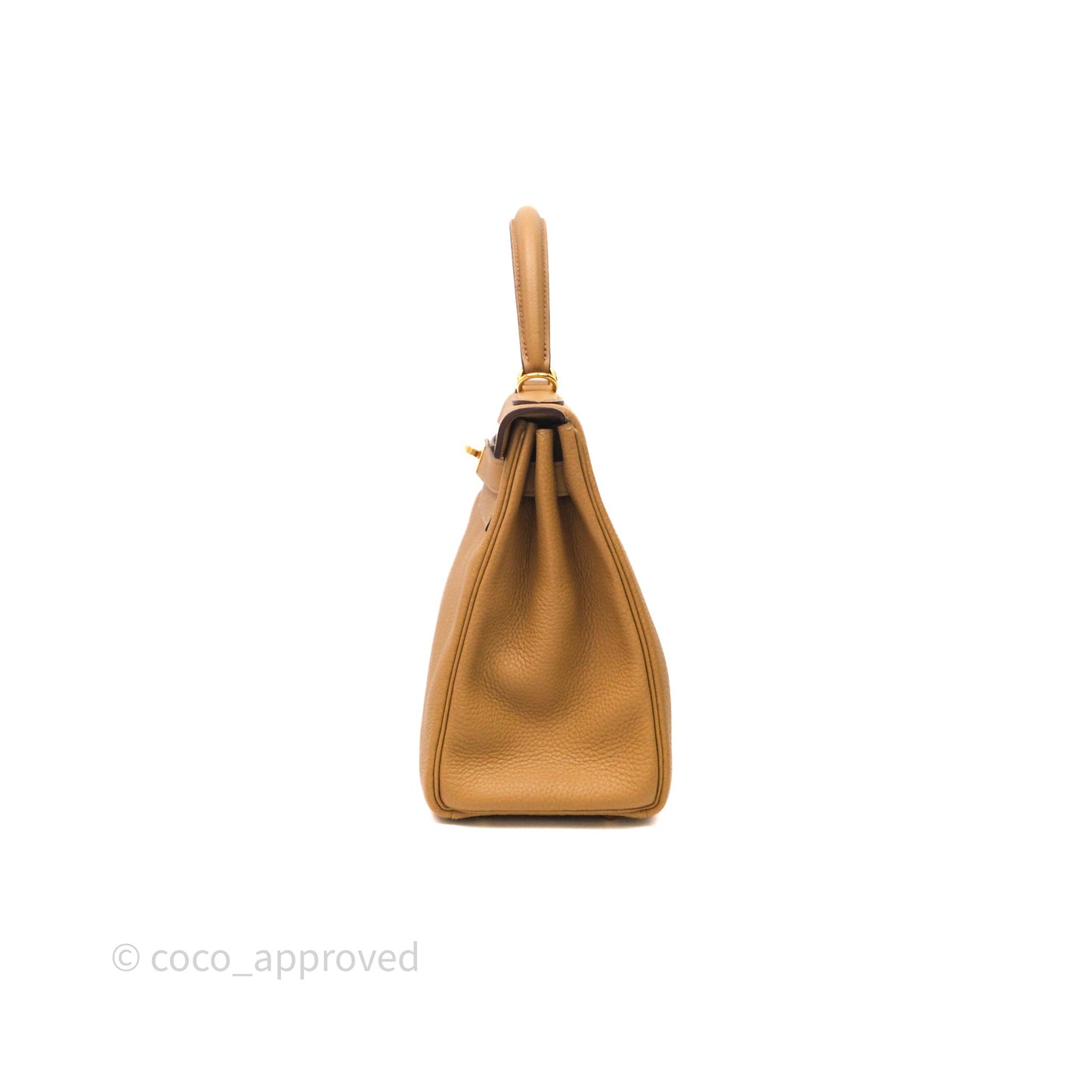 Hermès Kelly 28 Biscuit 4B Togo Gold Hardware