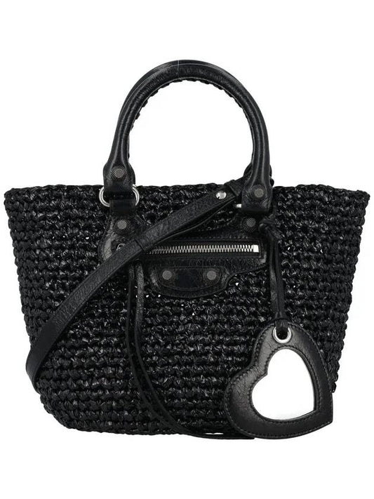 Luxury Balenciaga Le Cagole Small Tote Bag Black