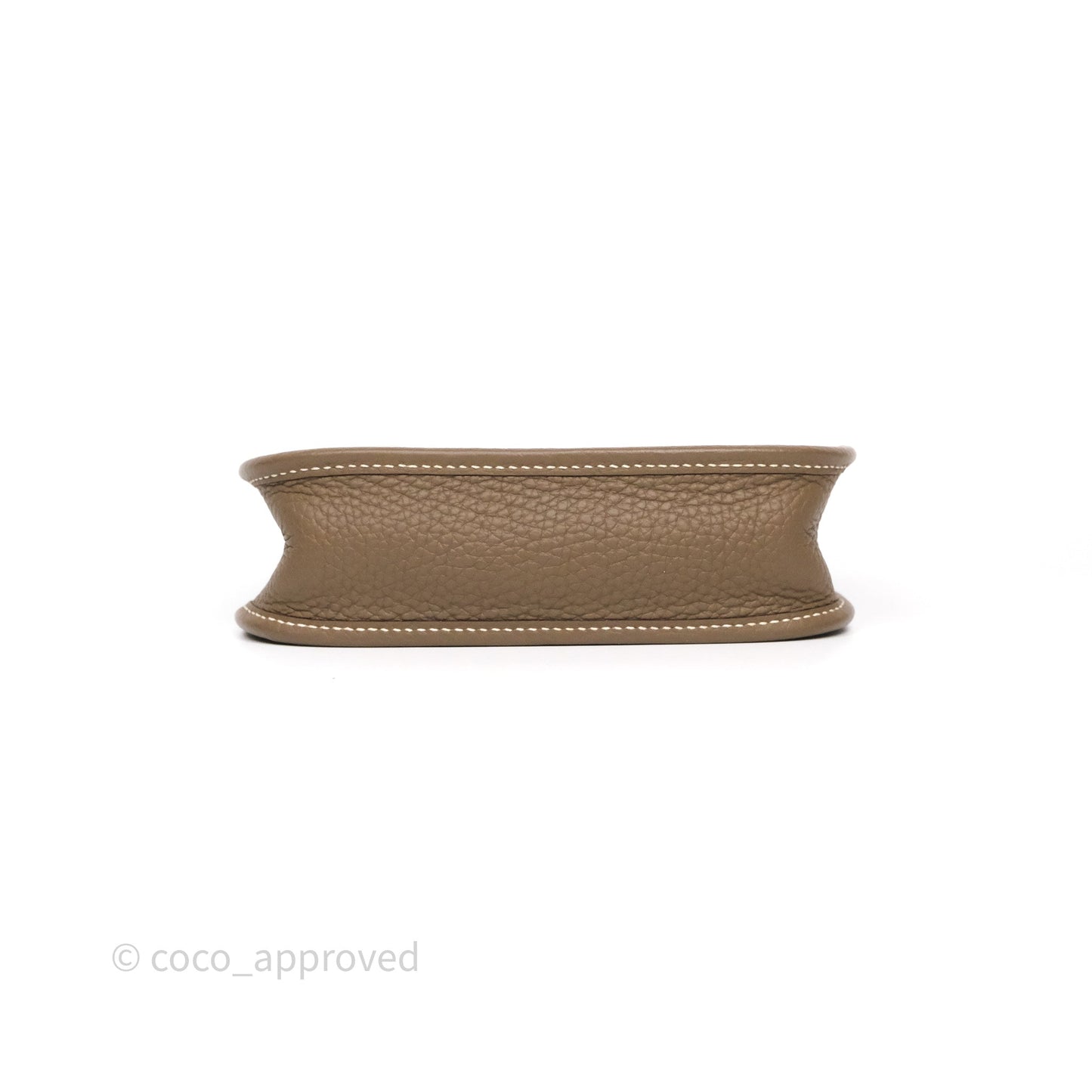 Hermès Mini Evelyne 16 Etoupe Clemence Palladium Hardware