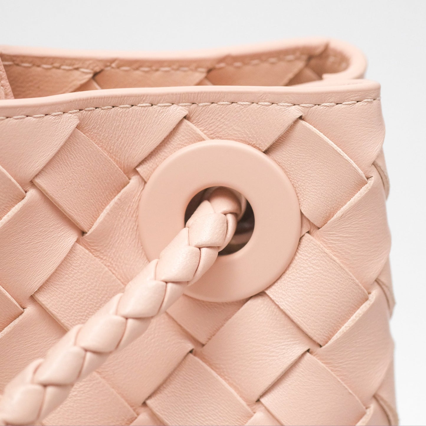 Bottega Veneta Small Andiamo Bag Lotus Intrecciato Lambskin
