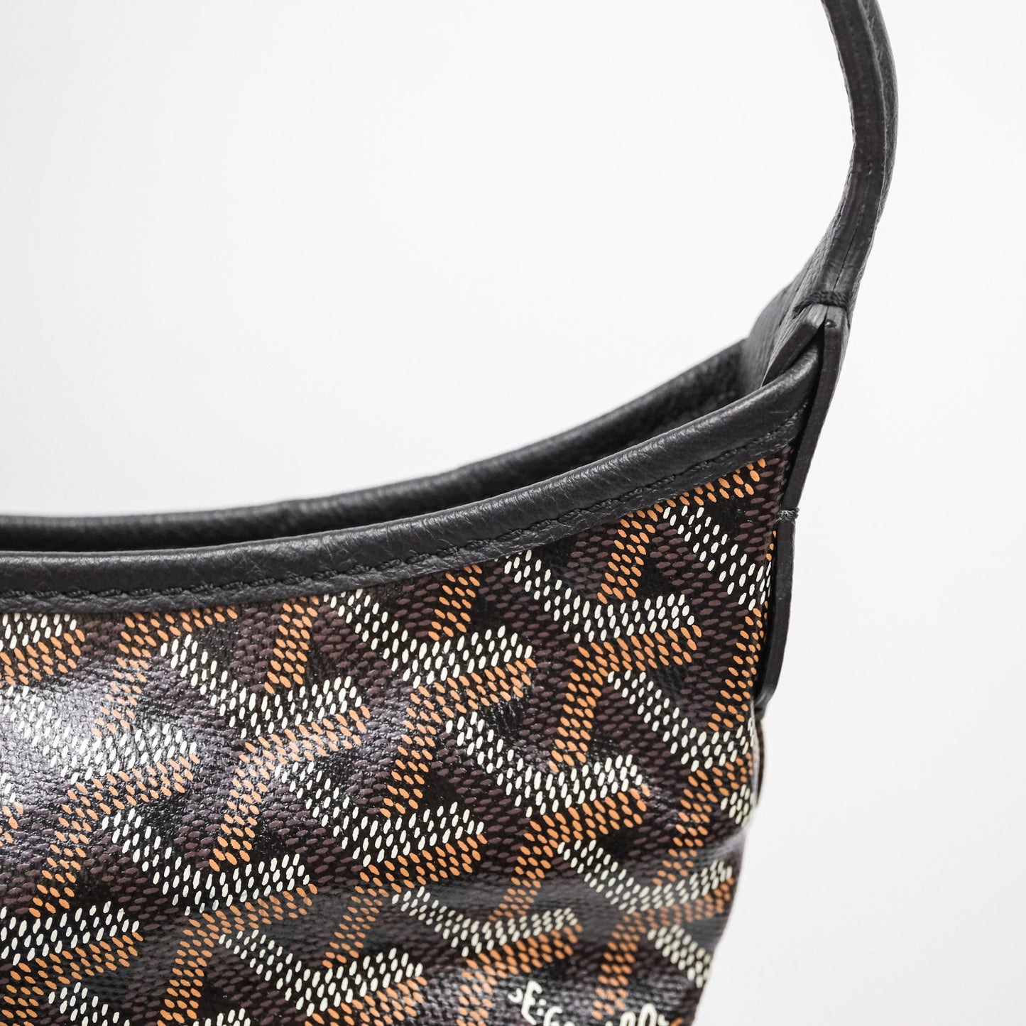 Goyard Bohème Hobo Bag Black Goyardine Canvas