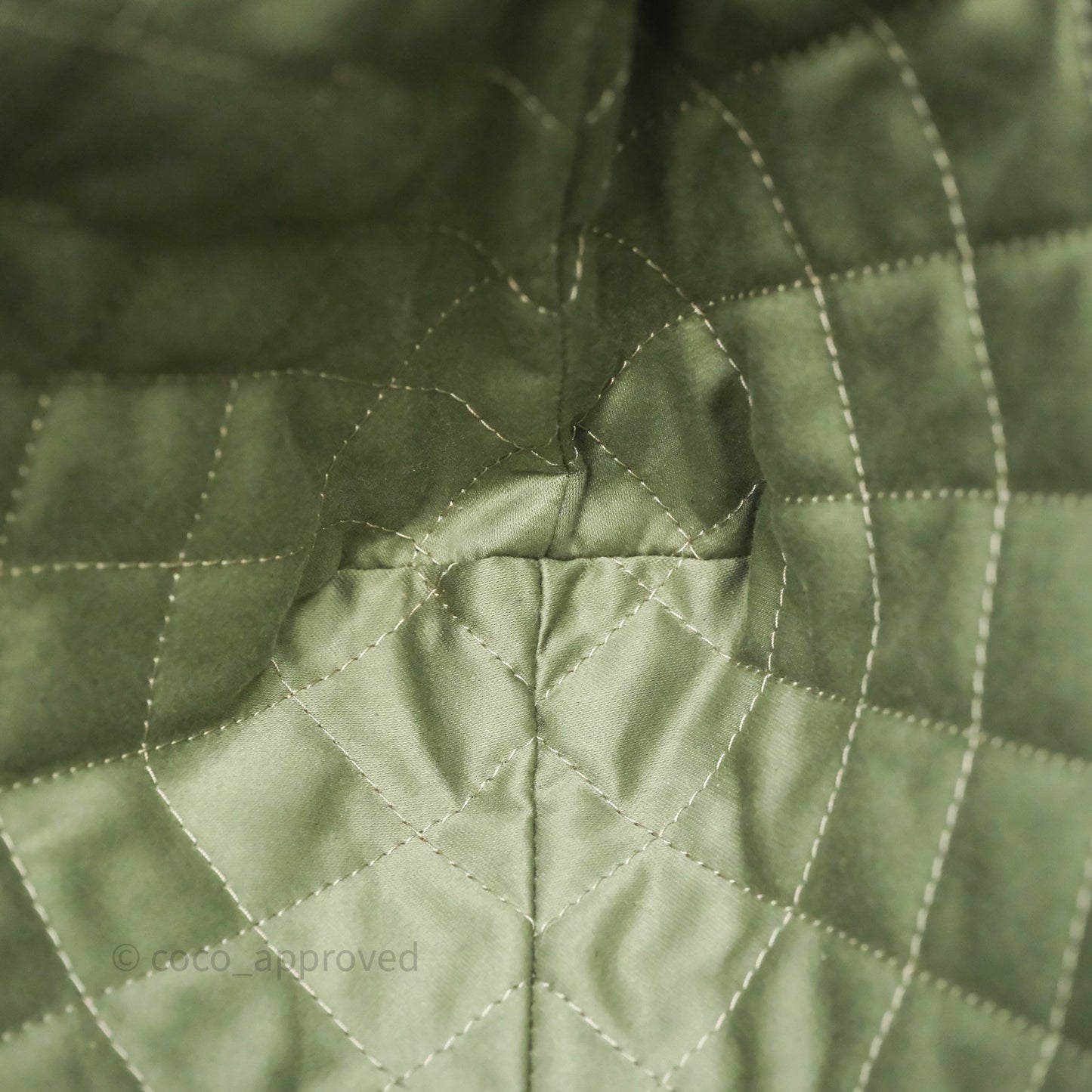Chanel 22 Small Sage Green Shiny Calfskin Silver Hardware