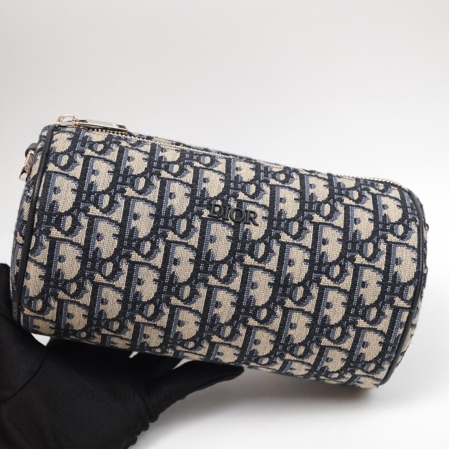 Dior Men's Mini Roller Messenger Bag Oblique Jacquard