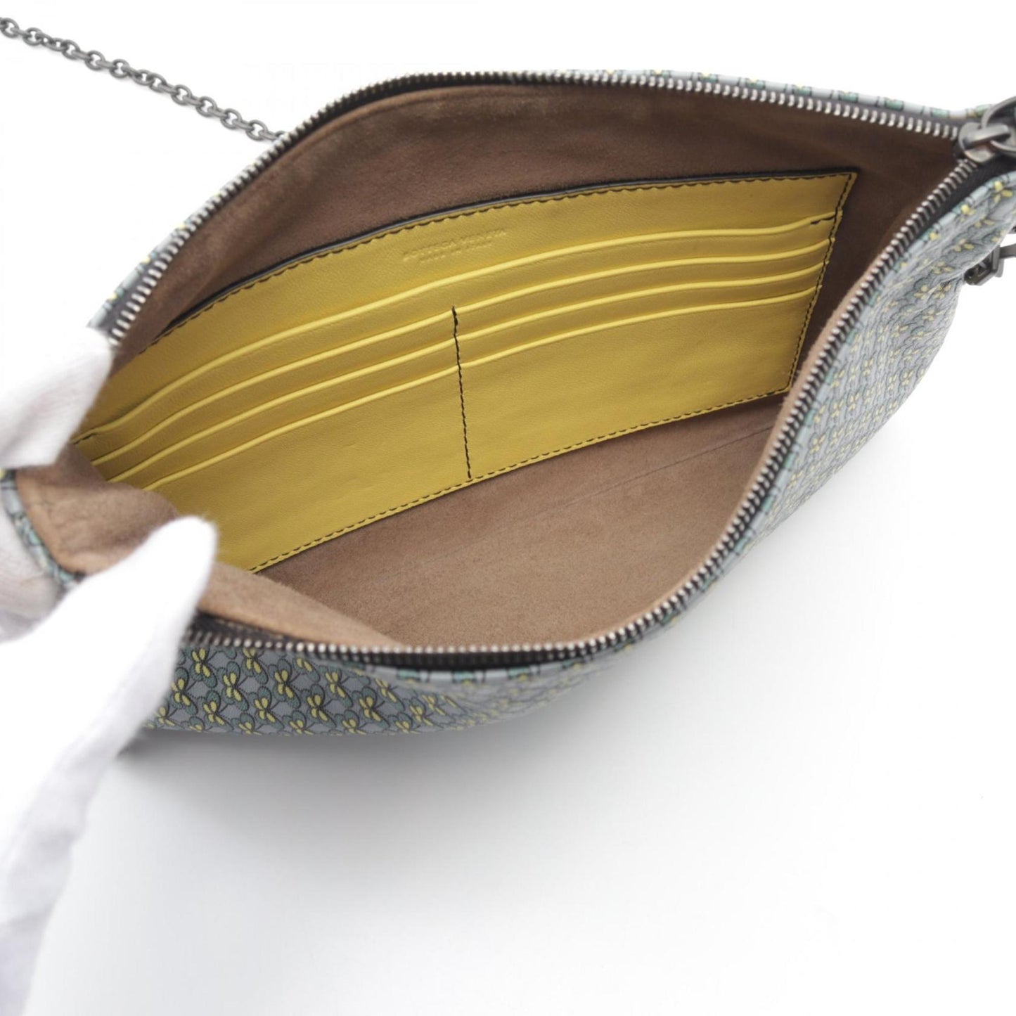Luxury Bottega Veneta blue Leather Shoulder Bag ()