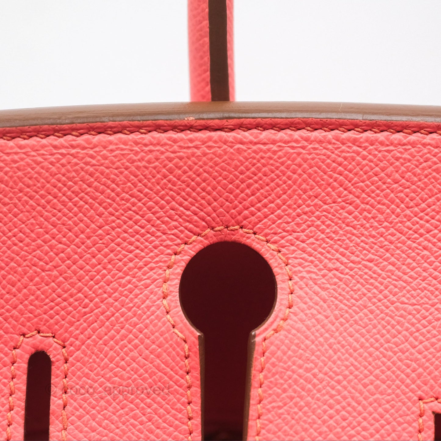 Hermès Birkin 30 Retourne Flamingo I5 Epsom Gold Hardware