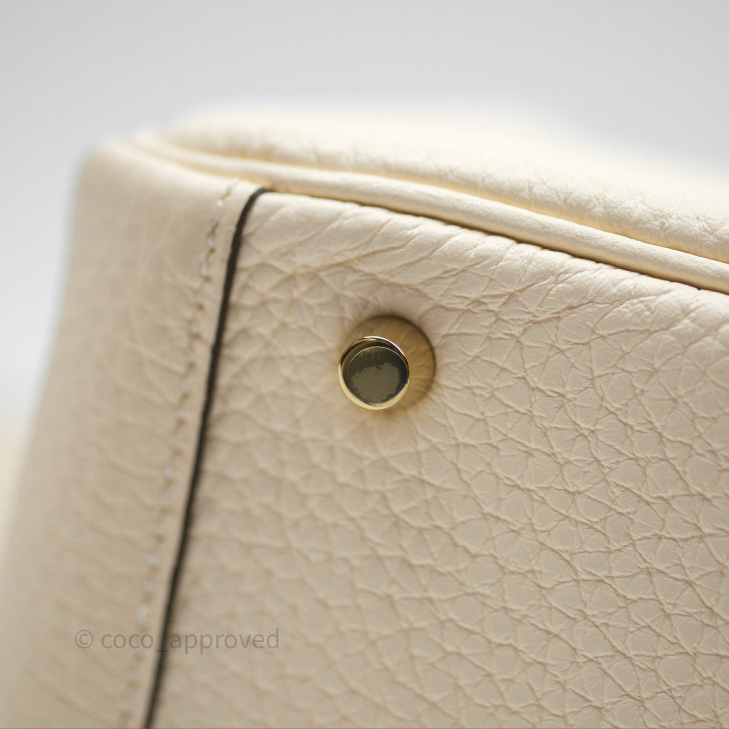 Hermès Mini Lindy 20 Nata I2 Clemence Gold Hardware