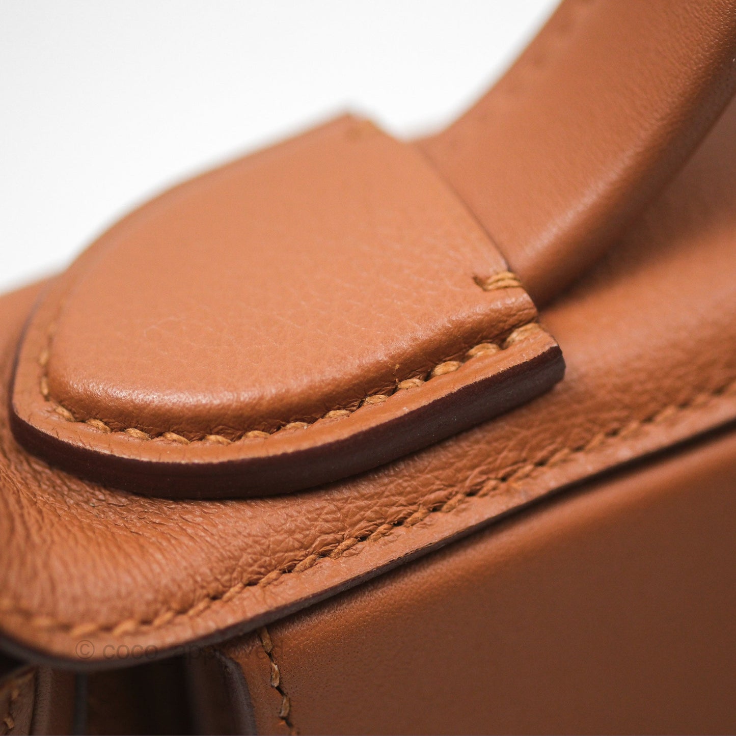 Hermès 24/24 21 Mini Gold 37 Evercolor/ Swift Palladium Hardware