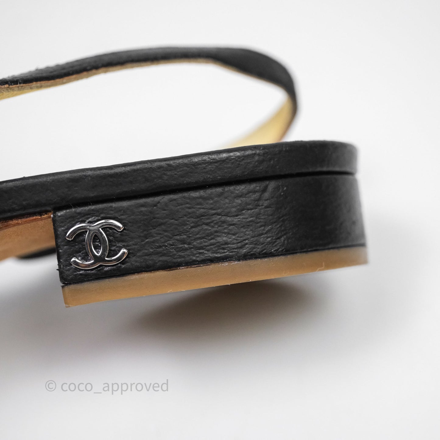 Chanel Classic Slingback Black Size 38