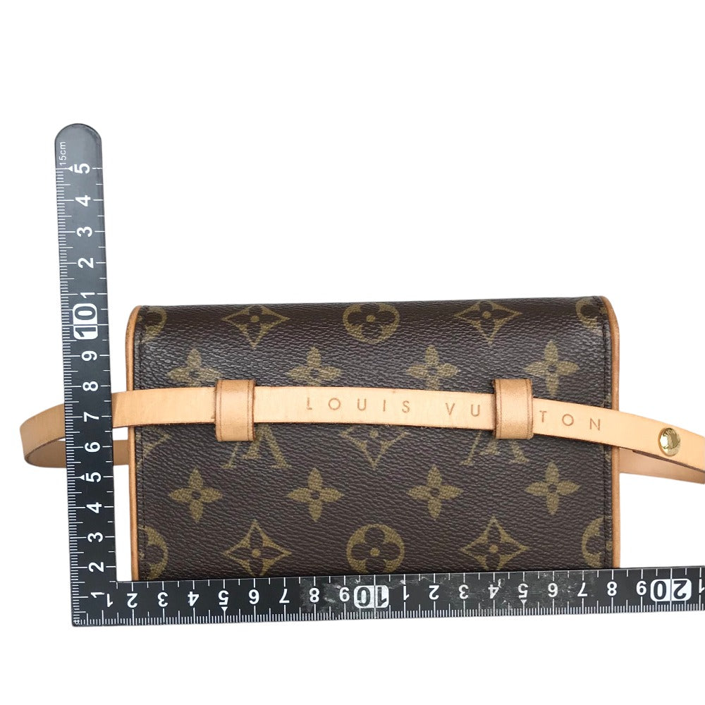 LOUIS VUITTON Waist bag M51855 Monogram canvas Brown Cross body Pochette Florentine