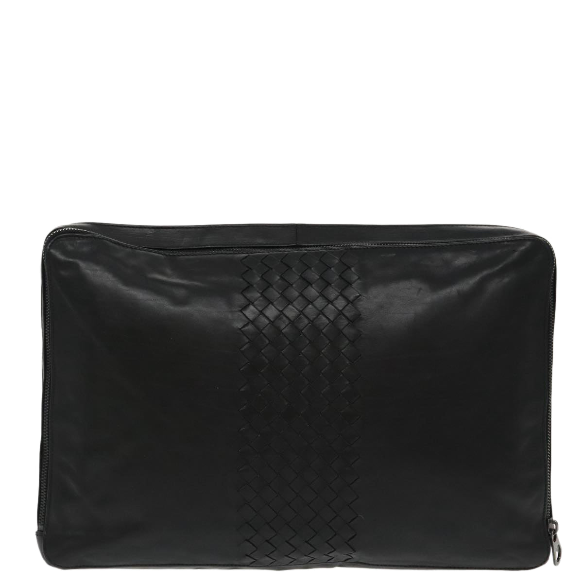 Luxury Bottega Veneta Intrecciato  Leather Clutch Bag ()
