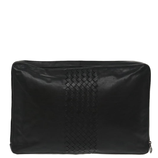 Luxury Bottega Veneta Intrecciato  Leather Clutch Bag ()