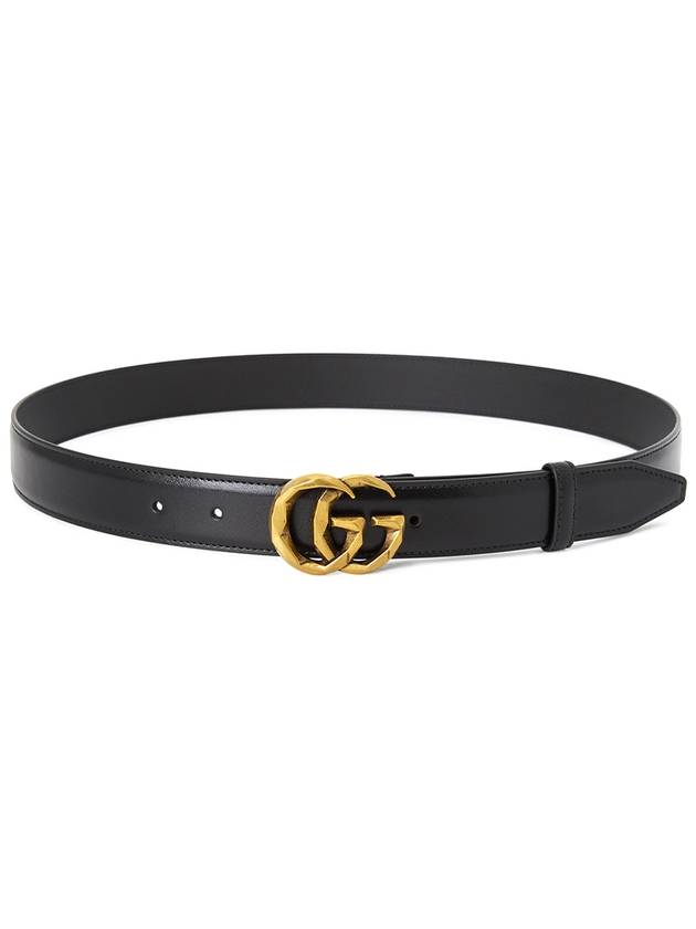 Luxury Gucci Trending 2025 GG Marmont Leather Belt Black