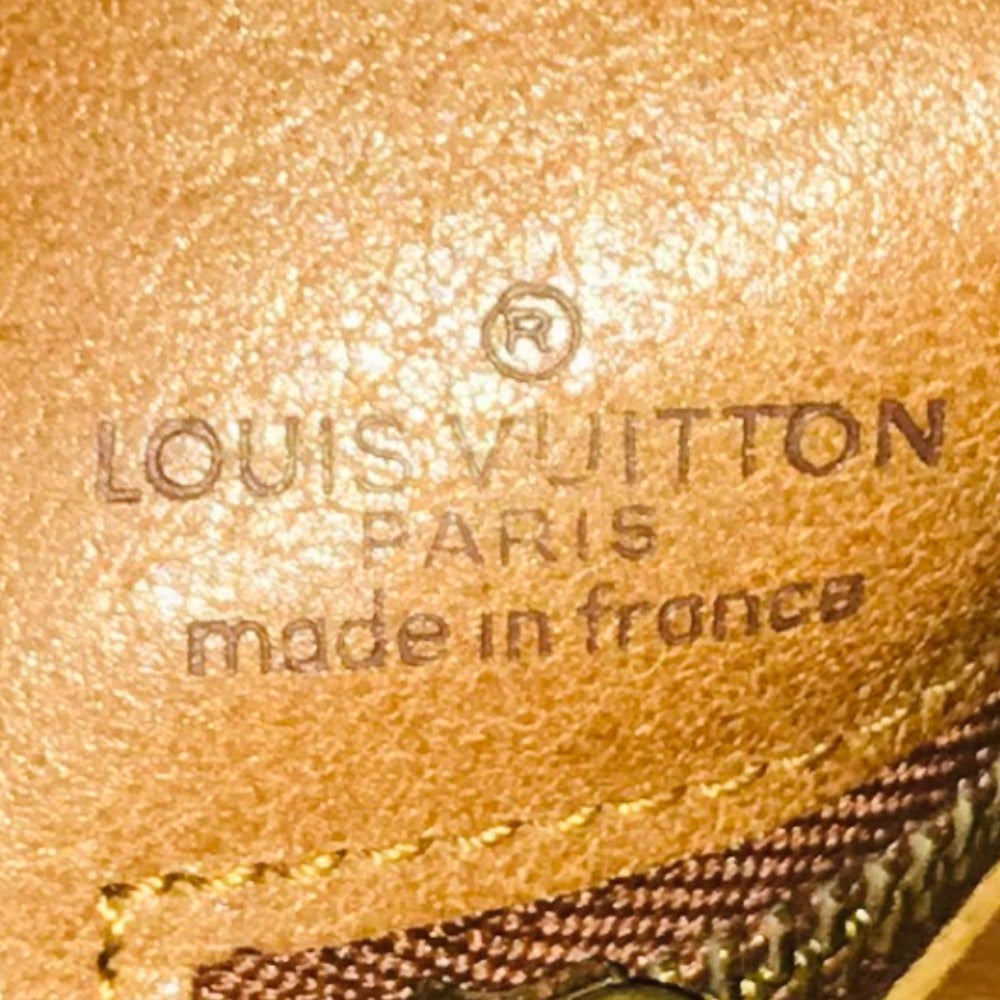 LOUIS VUITTON Tote Bag M42425 Monogram canvas Brown Sac Weekend PM