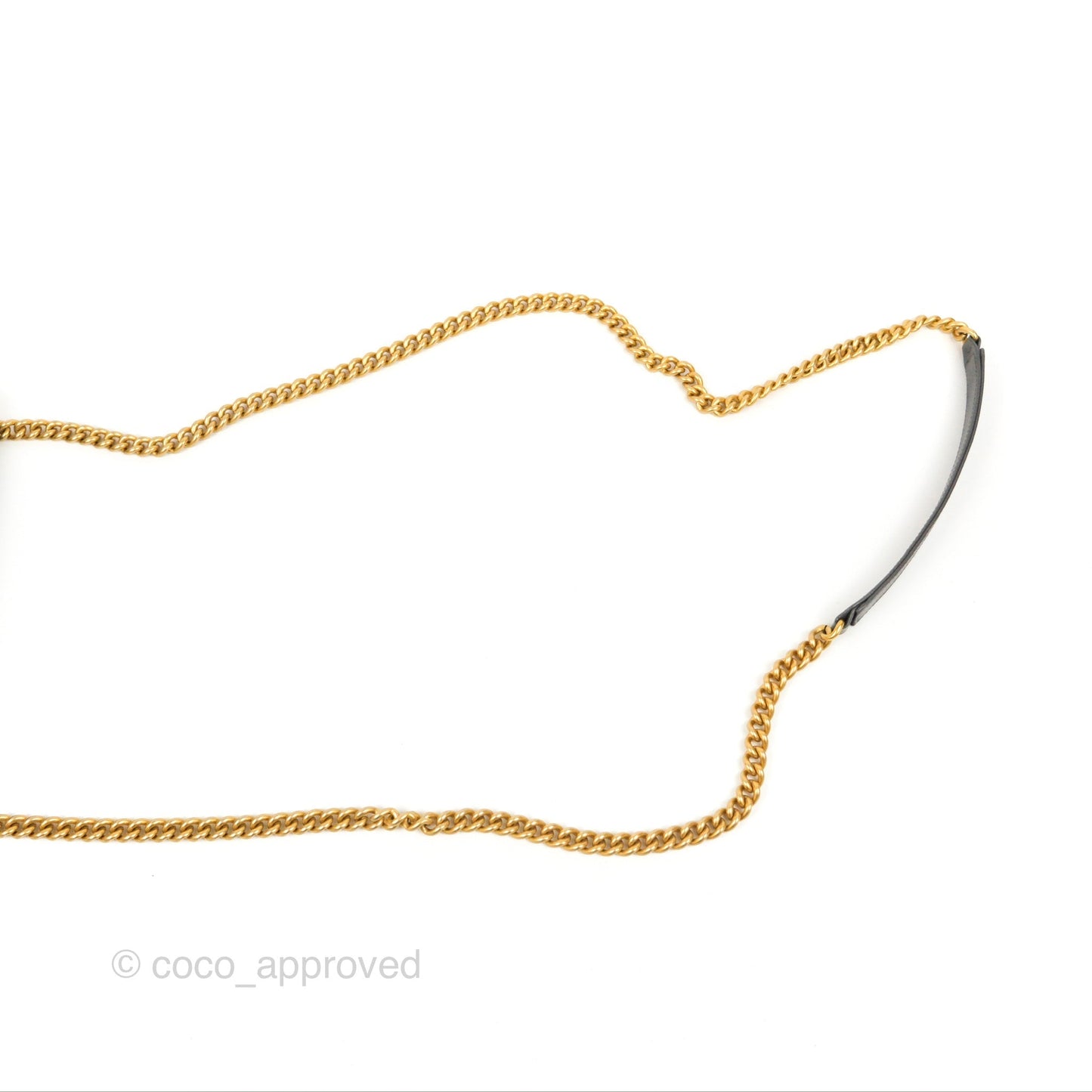 Chanel Quilted Boy Wallet on Chain WOC Dark Grey Caviar Gold Hardware
