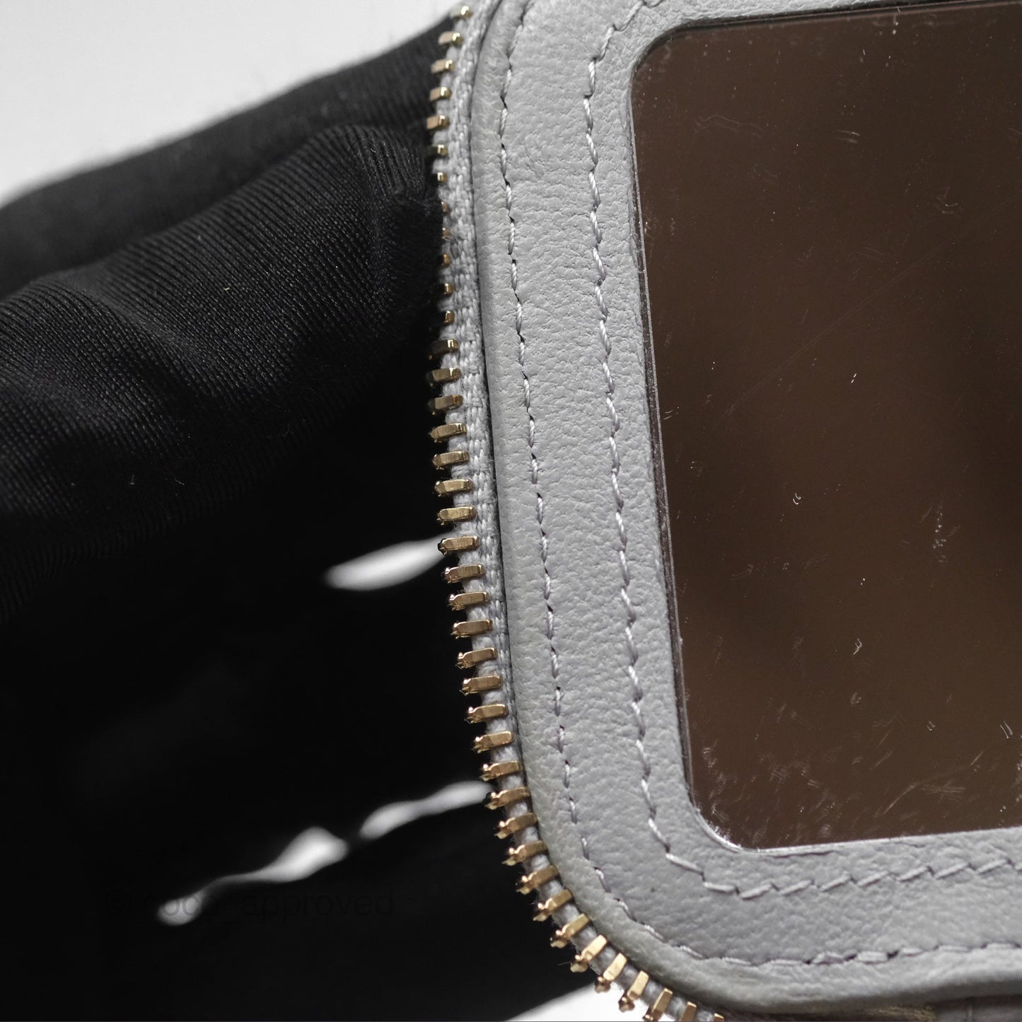 Chanel Vanity with Heart Adjustable Chain Grey Caviar Aged Gold Hardware