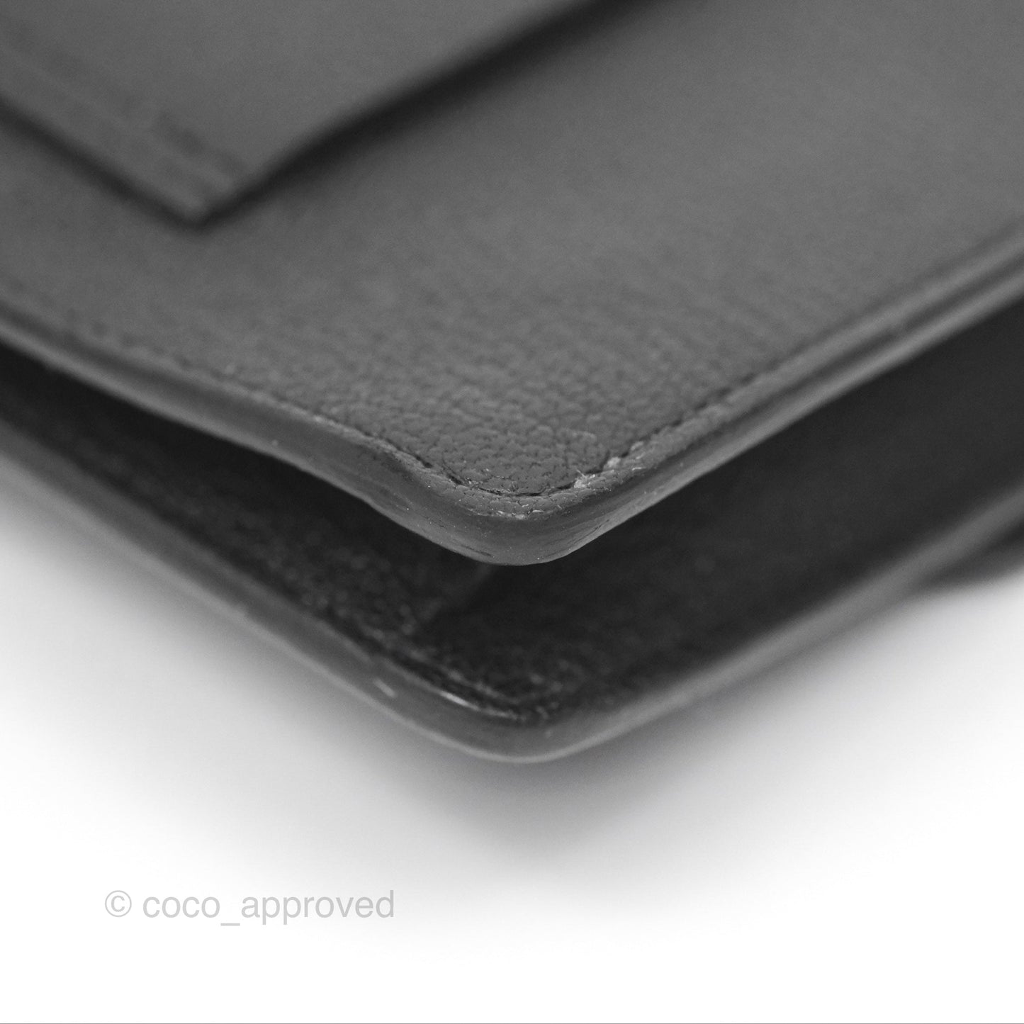 Hermès Roulis Slim Wallet Black Noir 89 Chevre Mysore Gold Hardware