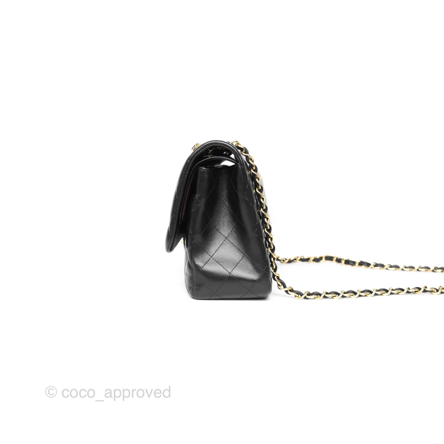 Chanel Jumbo Double Flap Black Lambskin Gold Hardware⁣⁣