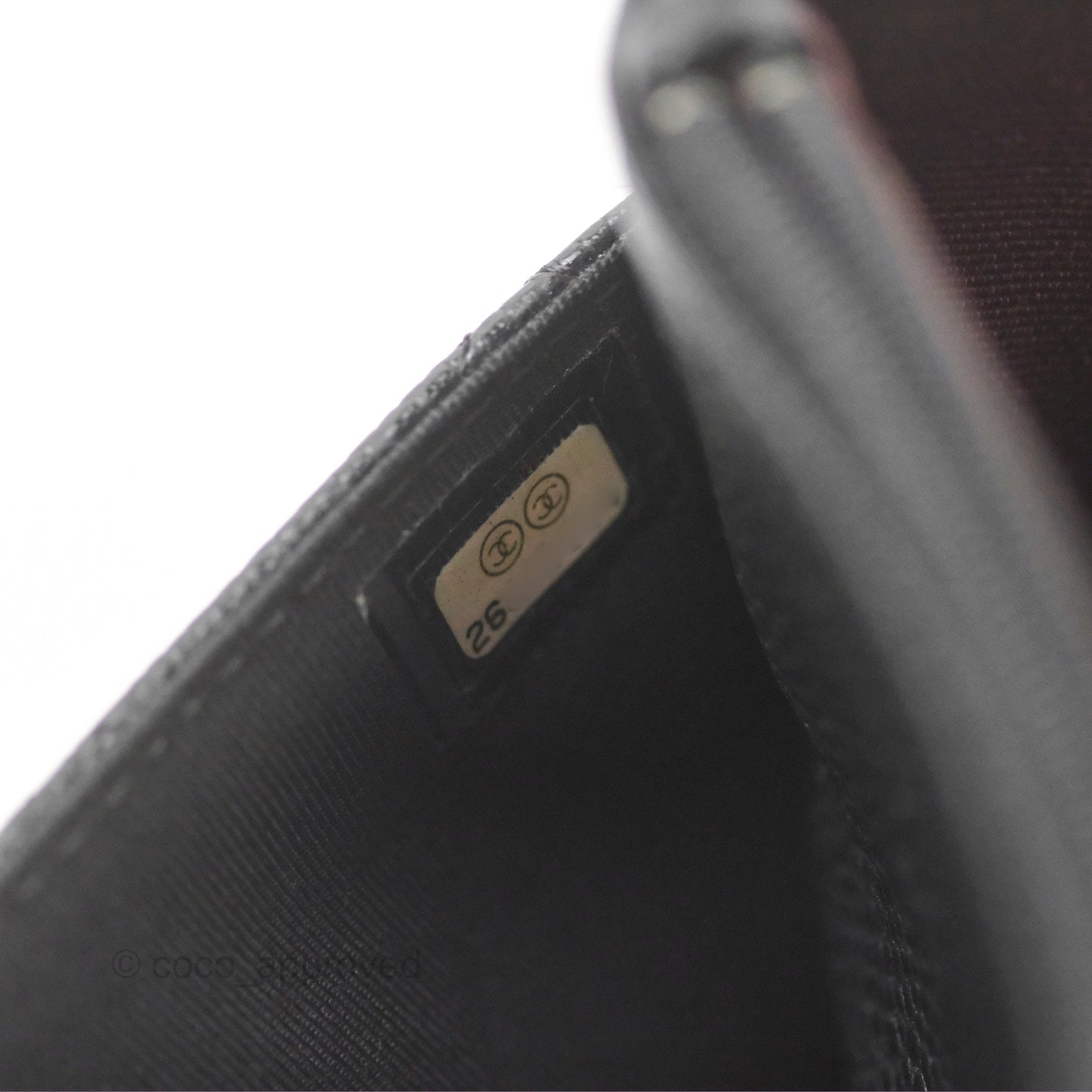 Chanel Quilted Classic Wallet On Chain WOC Black Caviar Silver Hardware