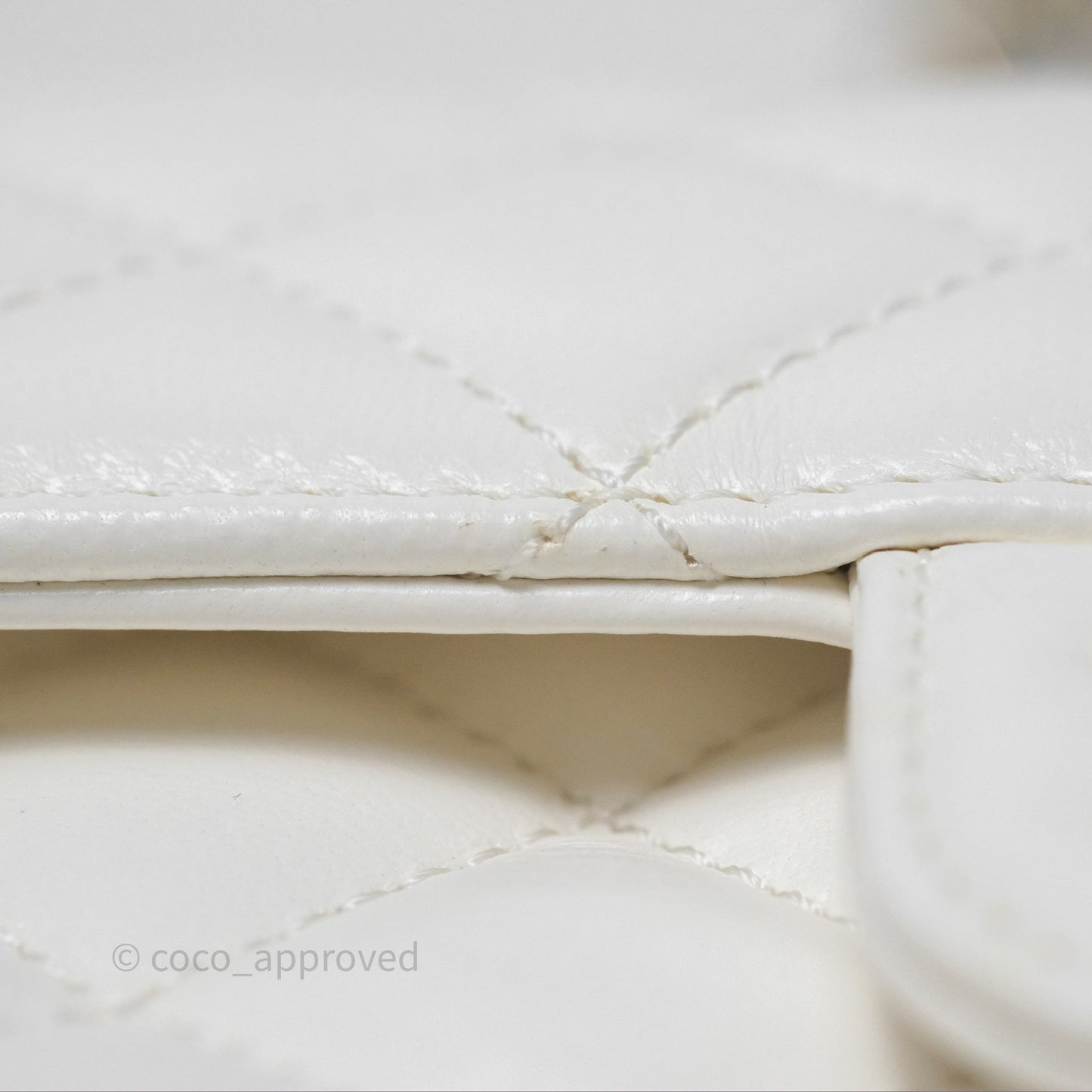 Chanel Crystals Top Handle Mini Rectangular Flap Bag White Lambskin Gold Hardware