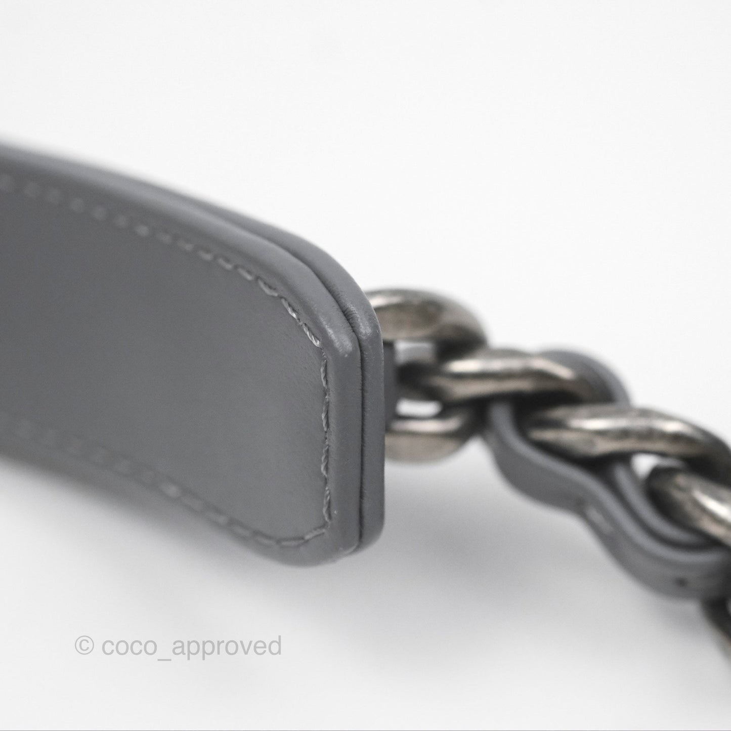 Chanel 19 Small Tweed Grey Mixed Hardware
