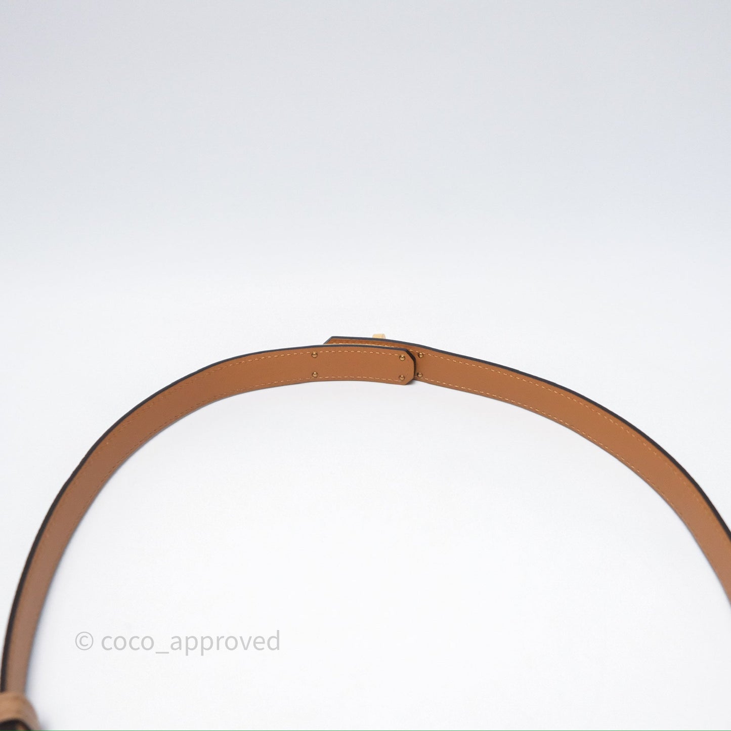 Hermès Kelly Pocket 18 Belt Chai 0M Epsom Gold Hardware