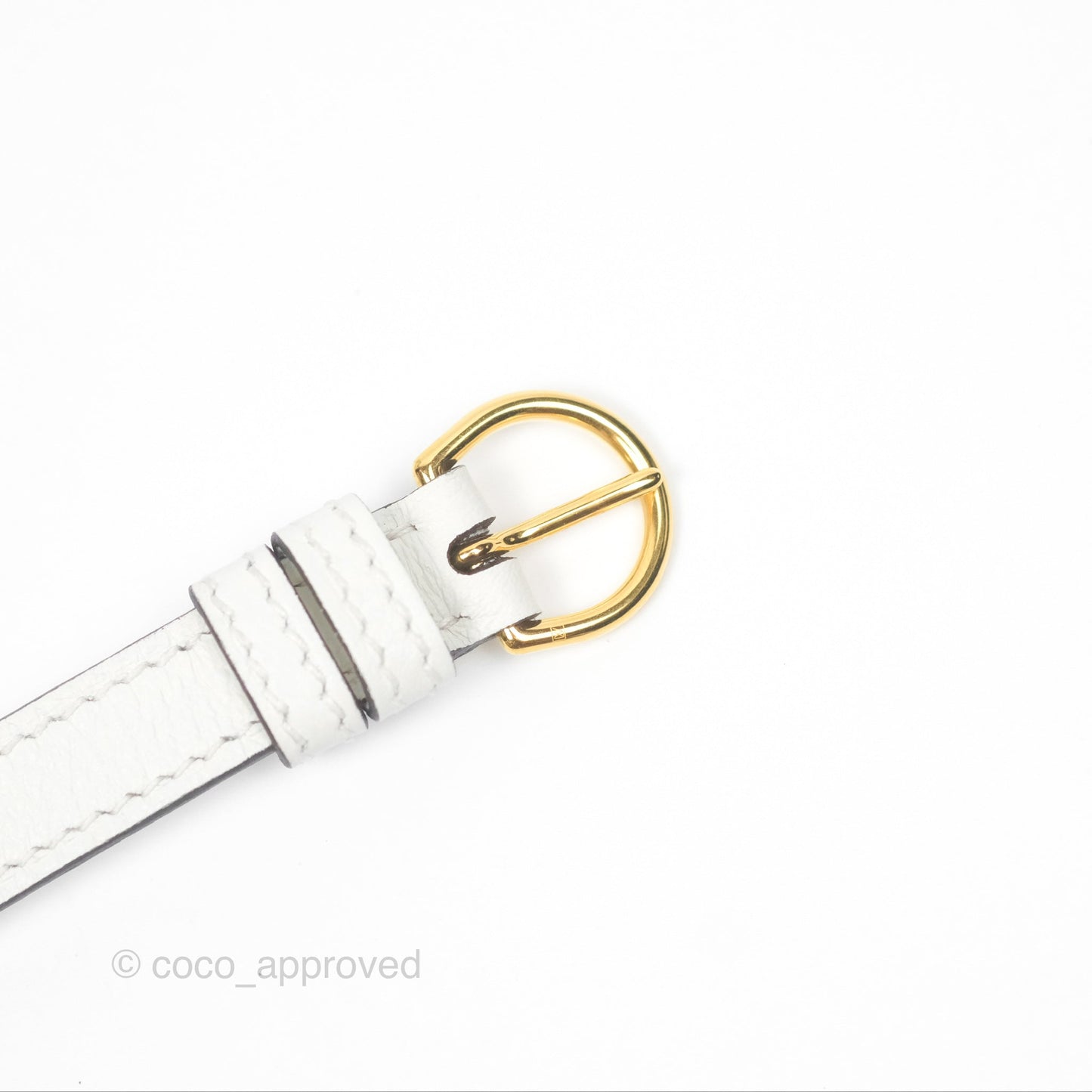 Hermès Kelly Danse II Bag Blanc/Kraft Evercolor Gold Hardware