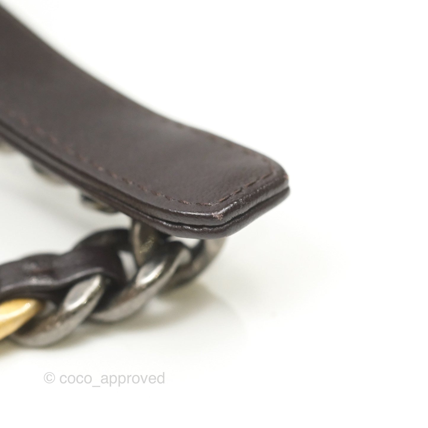 Chanel 19 Medium Dark Brown Mixed Hardware
