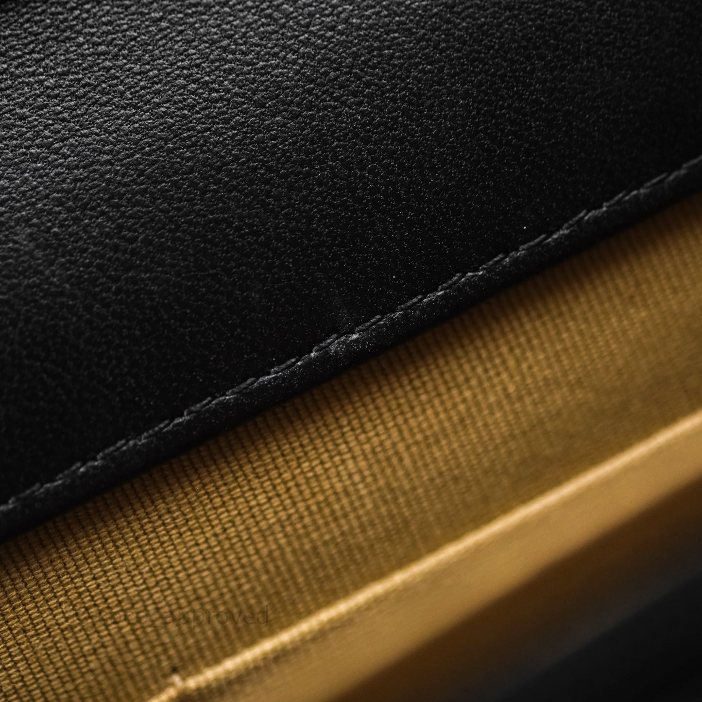 Chanel Quilted Pearl Crush Wallet on Chain WOC Black Lambskin Aged Gold Hardware