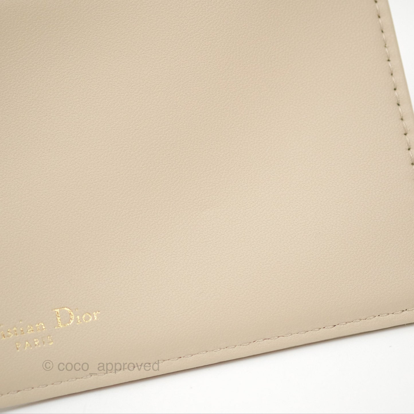 Dior Lady Dior Pouch on Chain Sand Cannage Lambskin