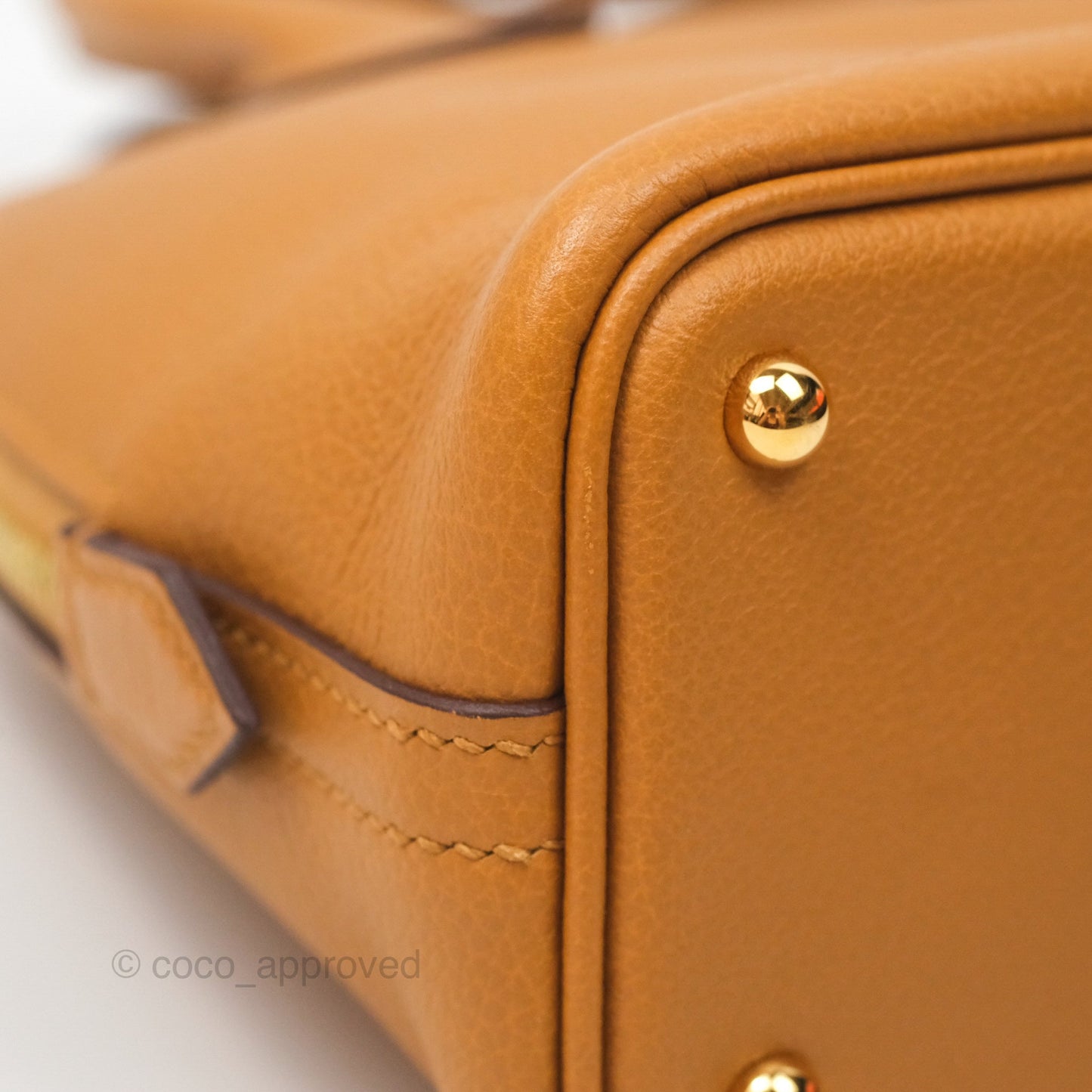 Hermès Bolide Mini 1923 Evercolor Caramel 28/ Mauve Pale 09 Gold Hardware